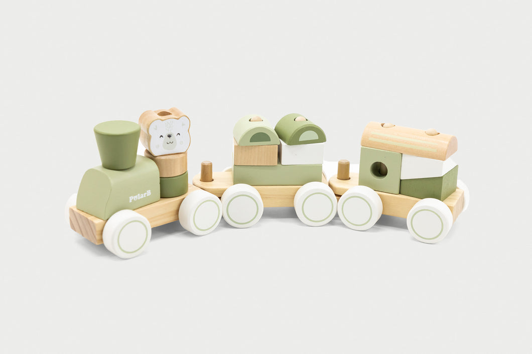 Wooden Stacking Train