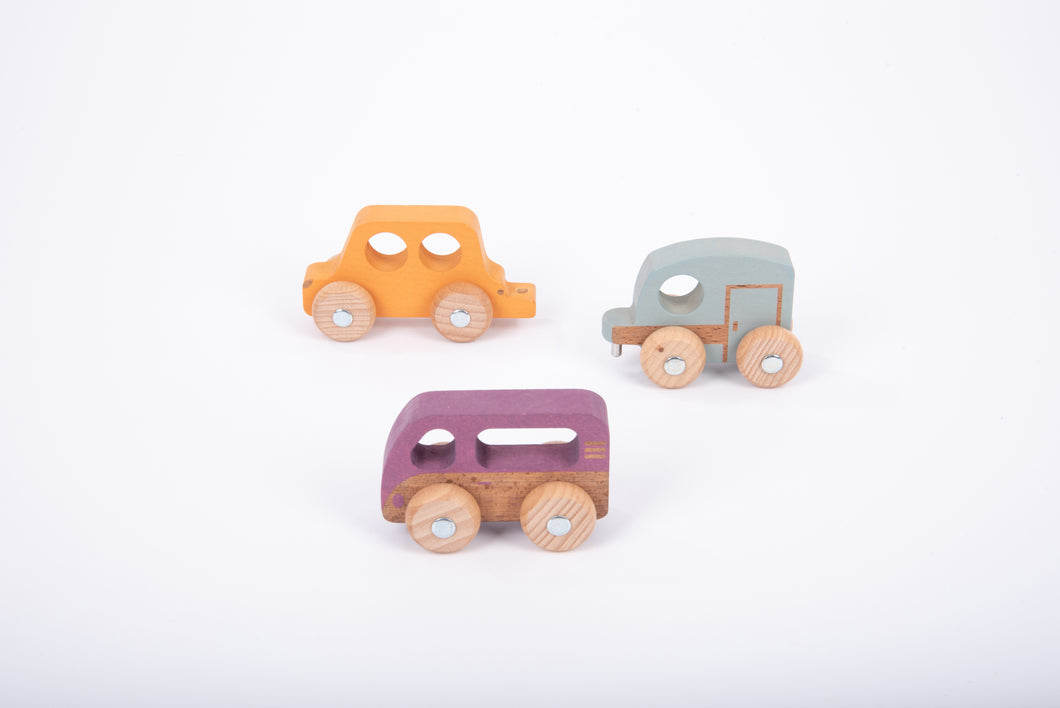 Wooden Adventure Vehicles (3pk)