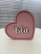 Load image into Gallery viewer, Personalised Freestanding Love Heart
