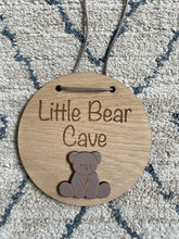 Load image into Gallery viewer, Personalised Hanging Sign - Bear
