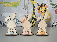 Load image into Gallery viewer, Personalised Bunny with Coloured tail
