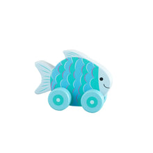 Load image into Gallery viewer, Fish Wooden Push Toy
