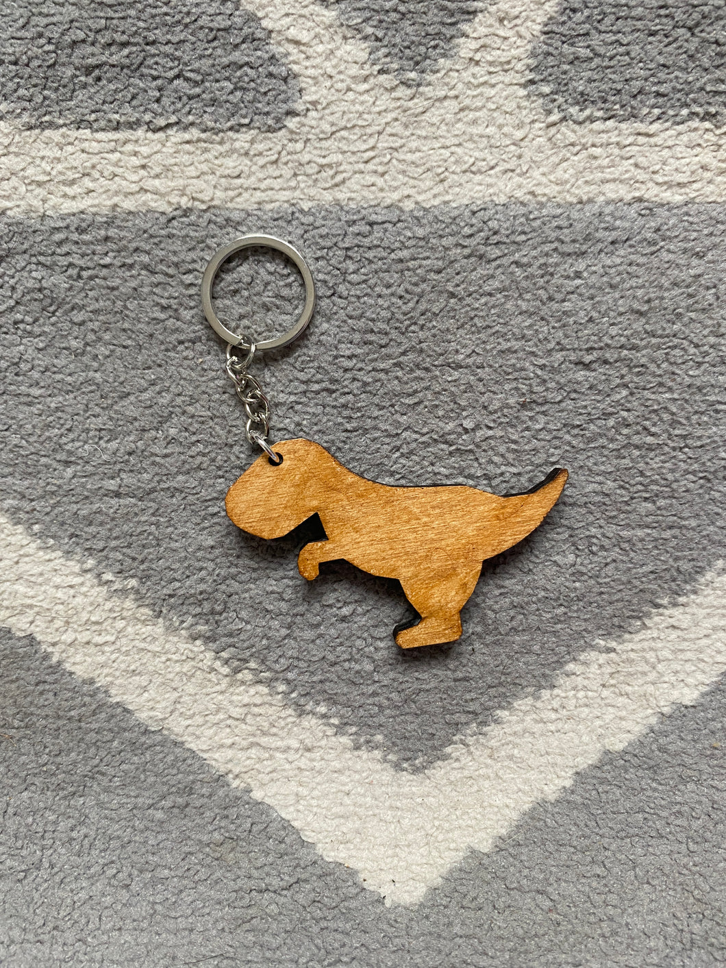 Personalised Dinosaur keyring